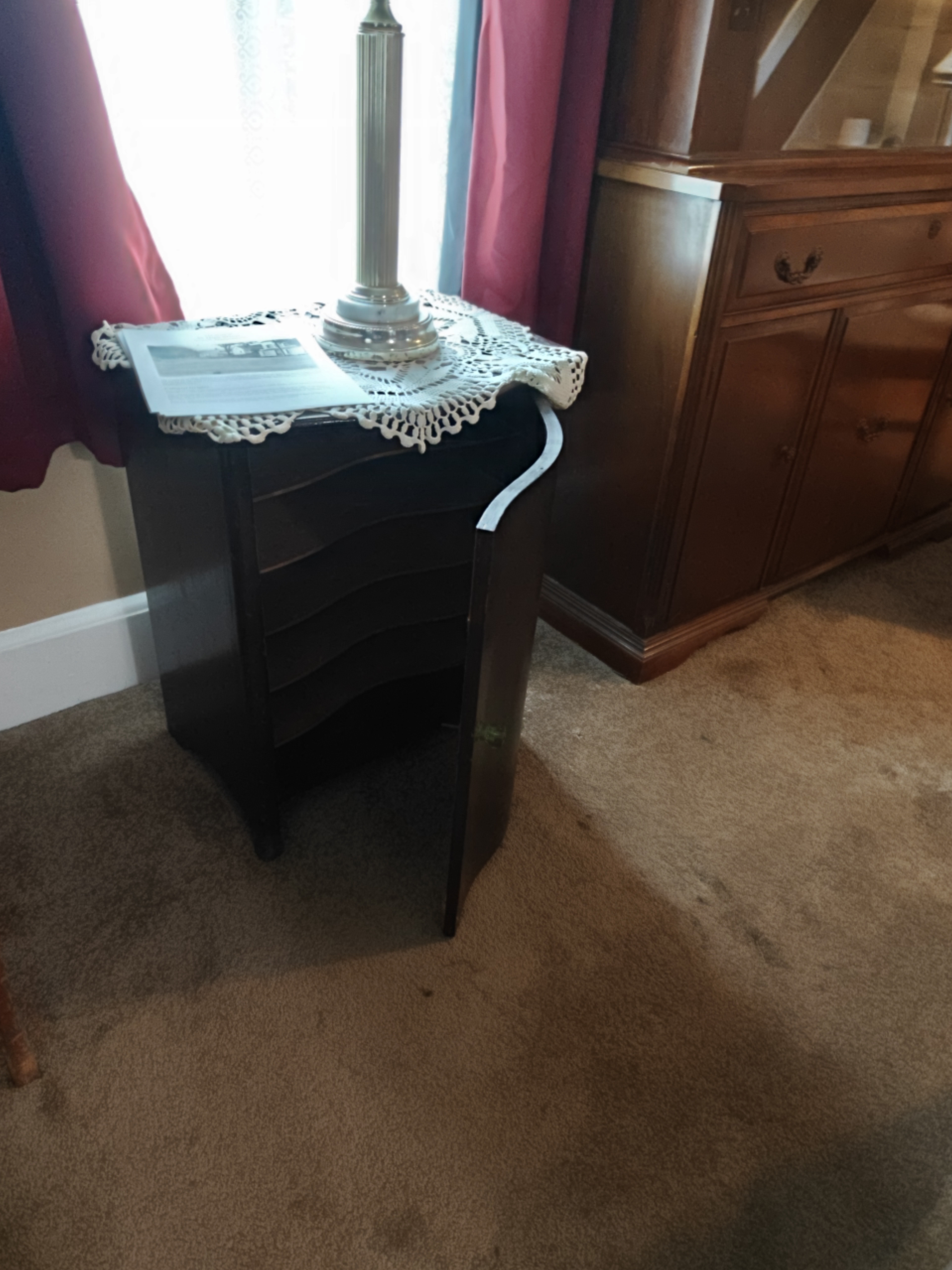 Mahogany Sheet-Music Cabinet