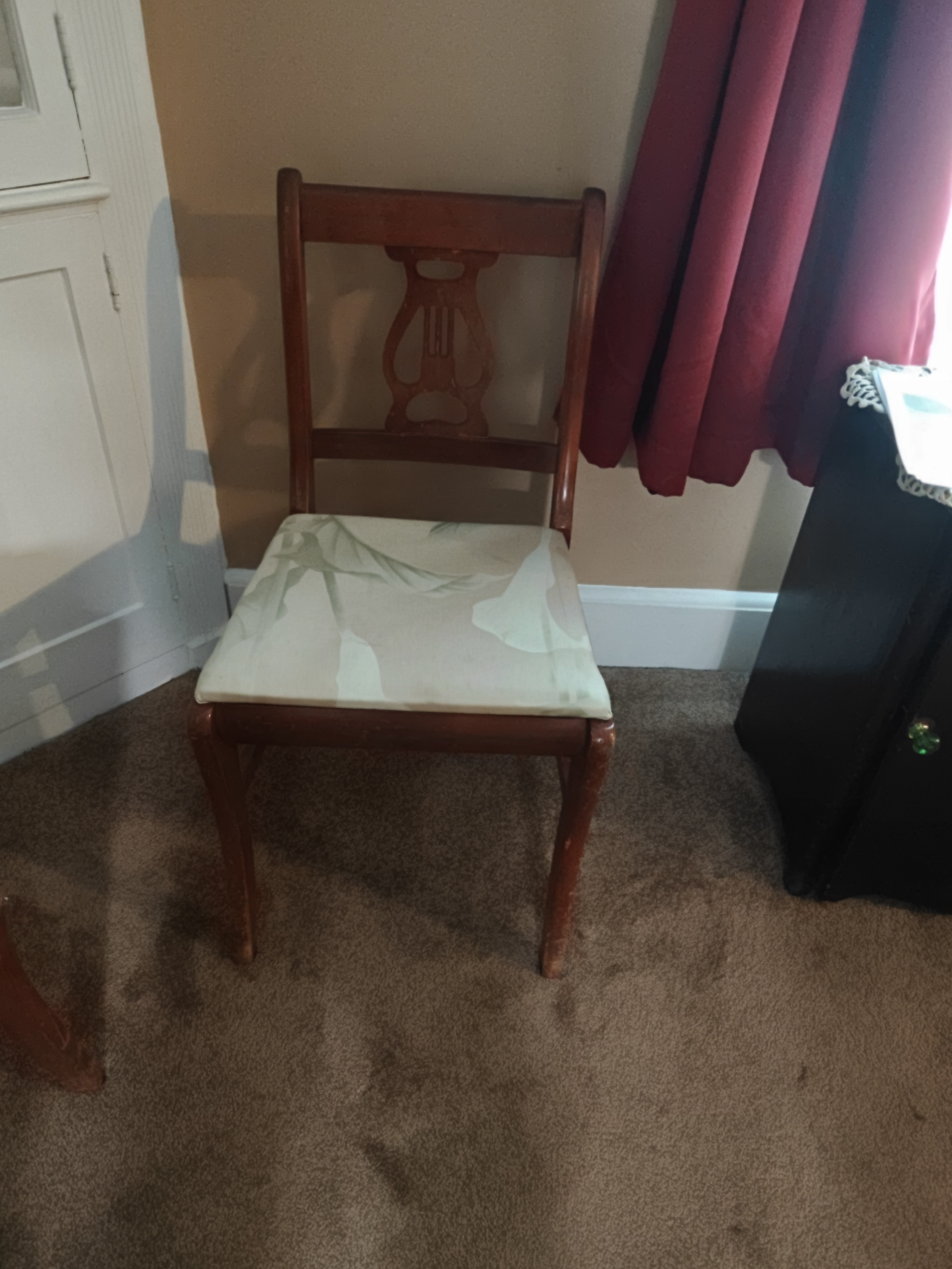 Biedermeier-Style Lyre-Back Chair