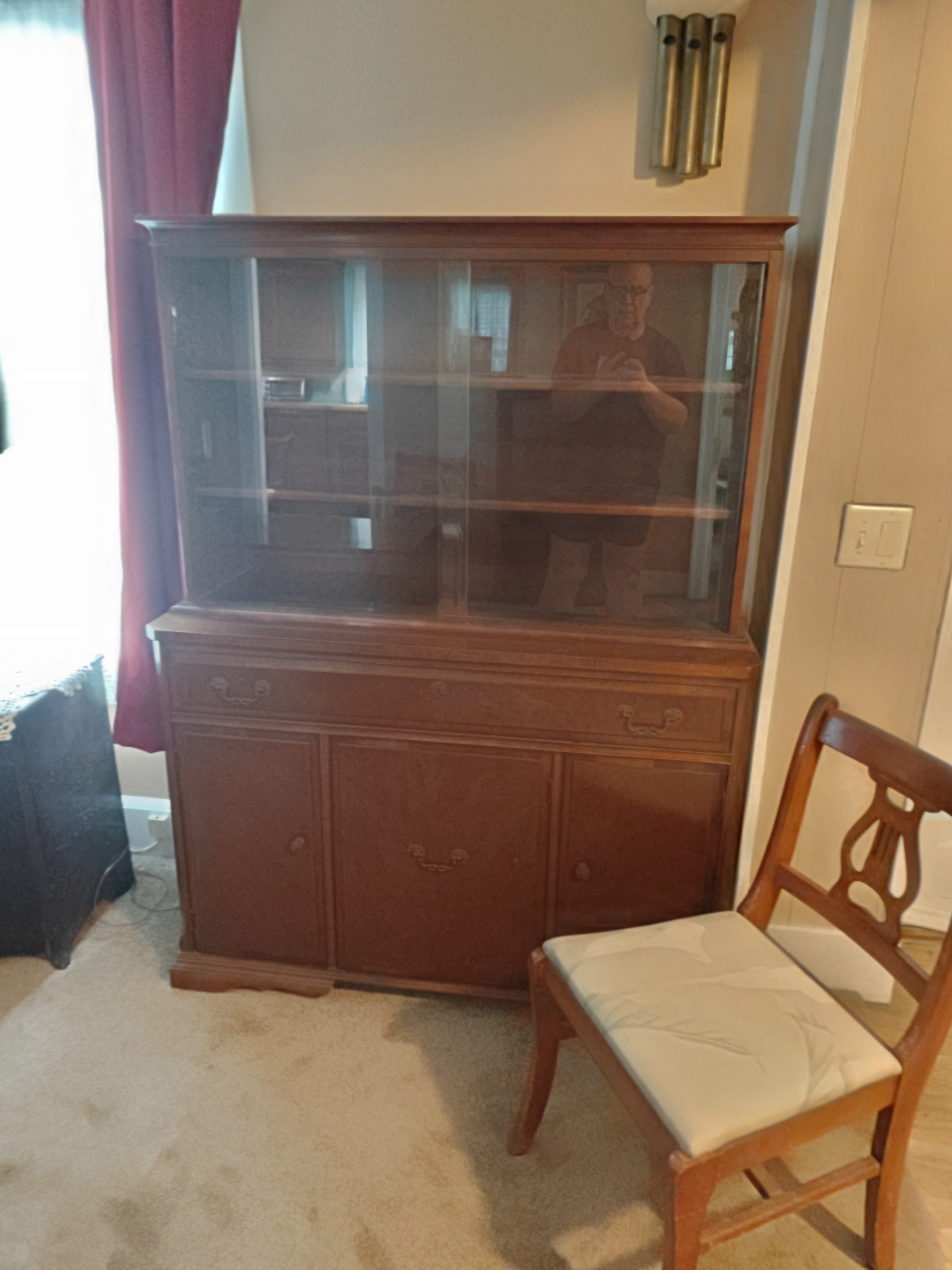Mahogany China Cabinet