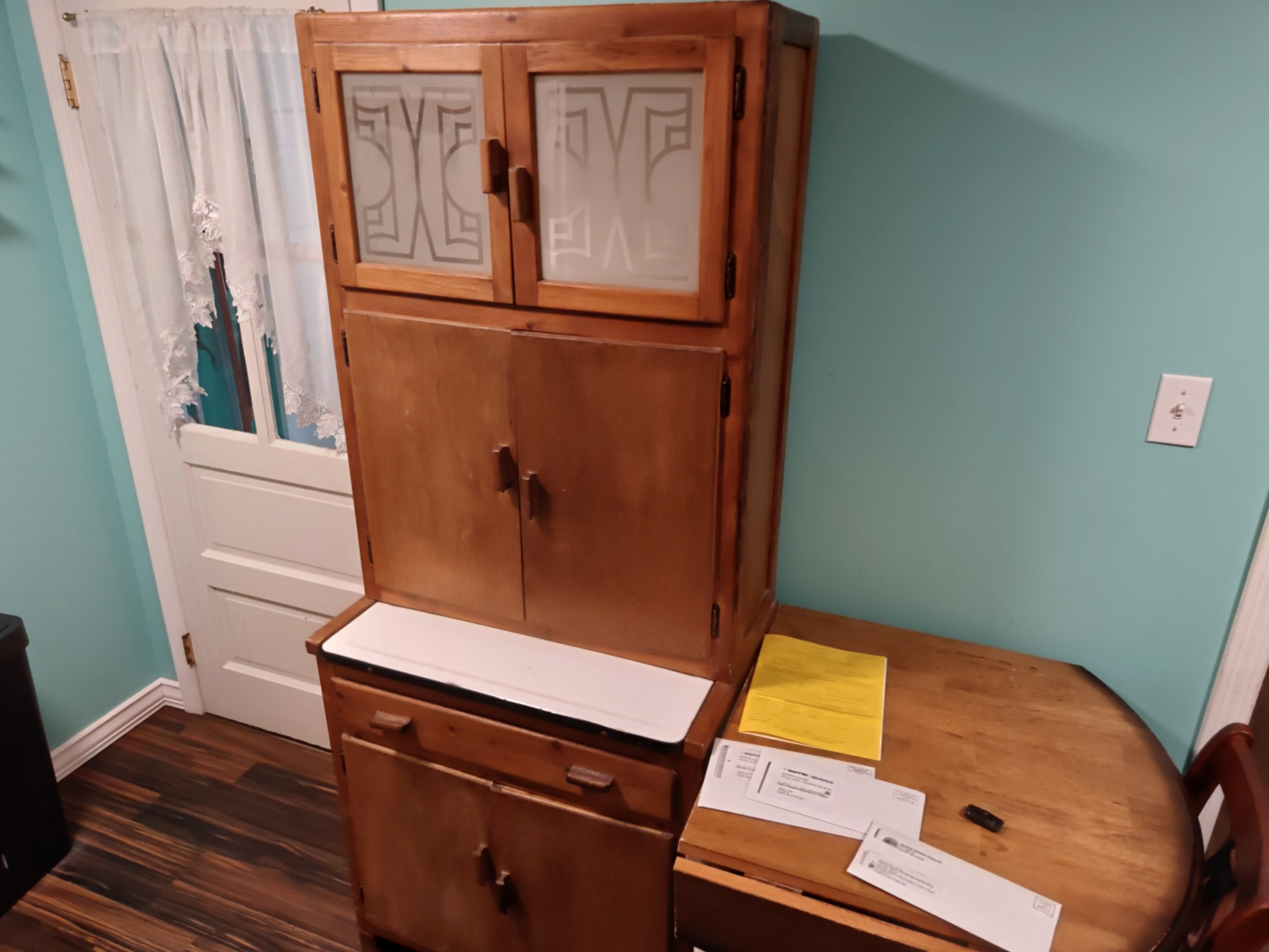 Hoosier-Style Kitchen Cabinet