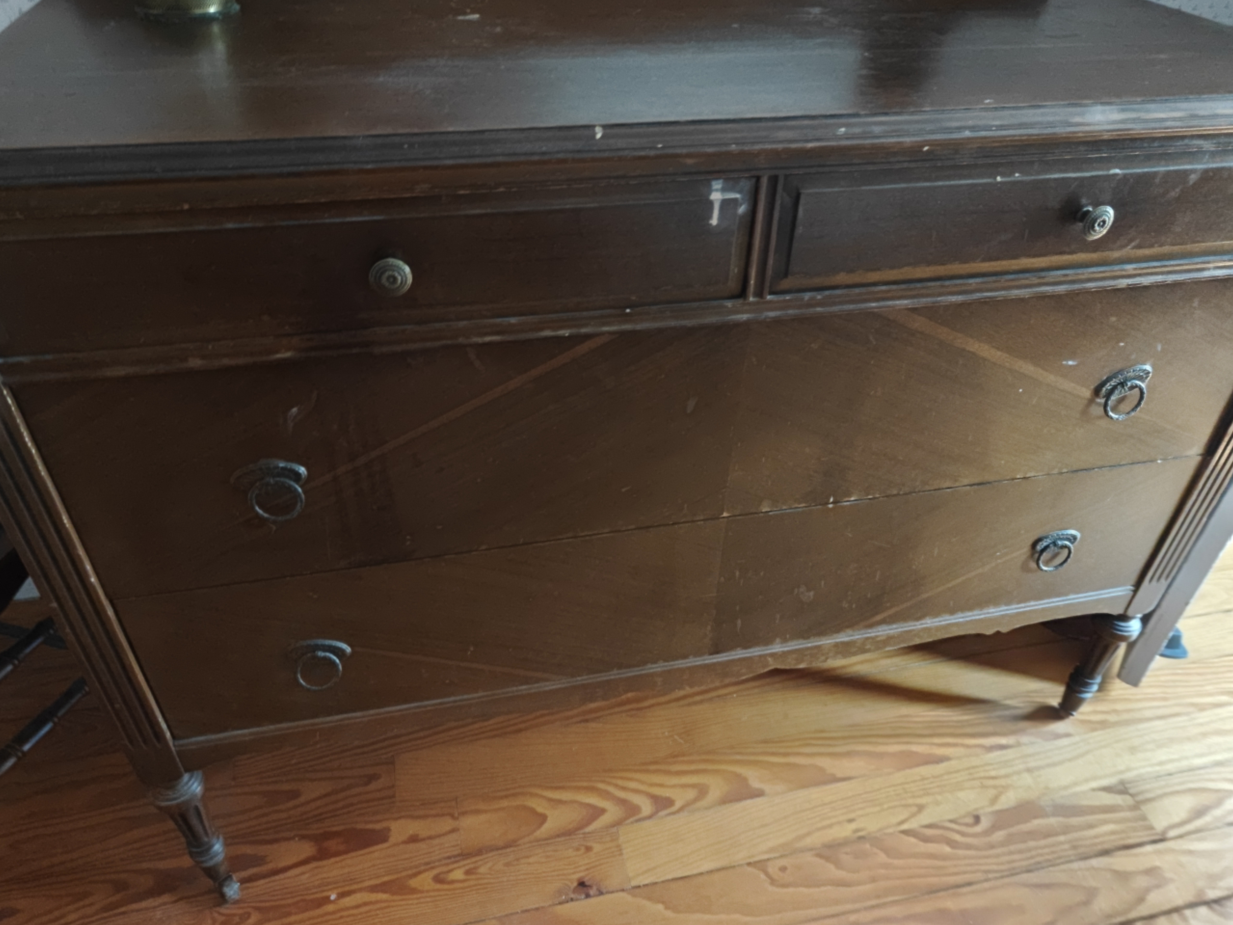 Mahogany Art Deco Dresser photograph 2