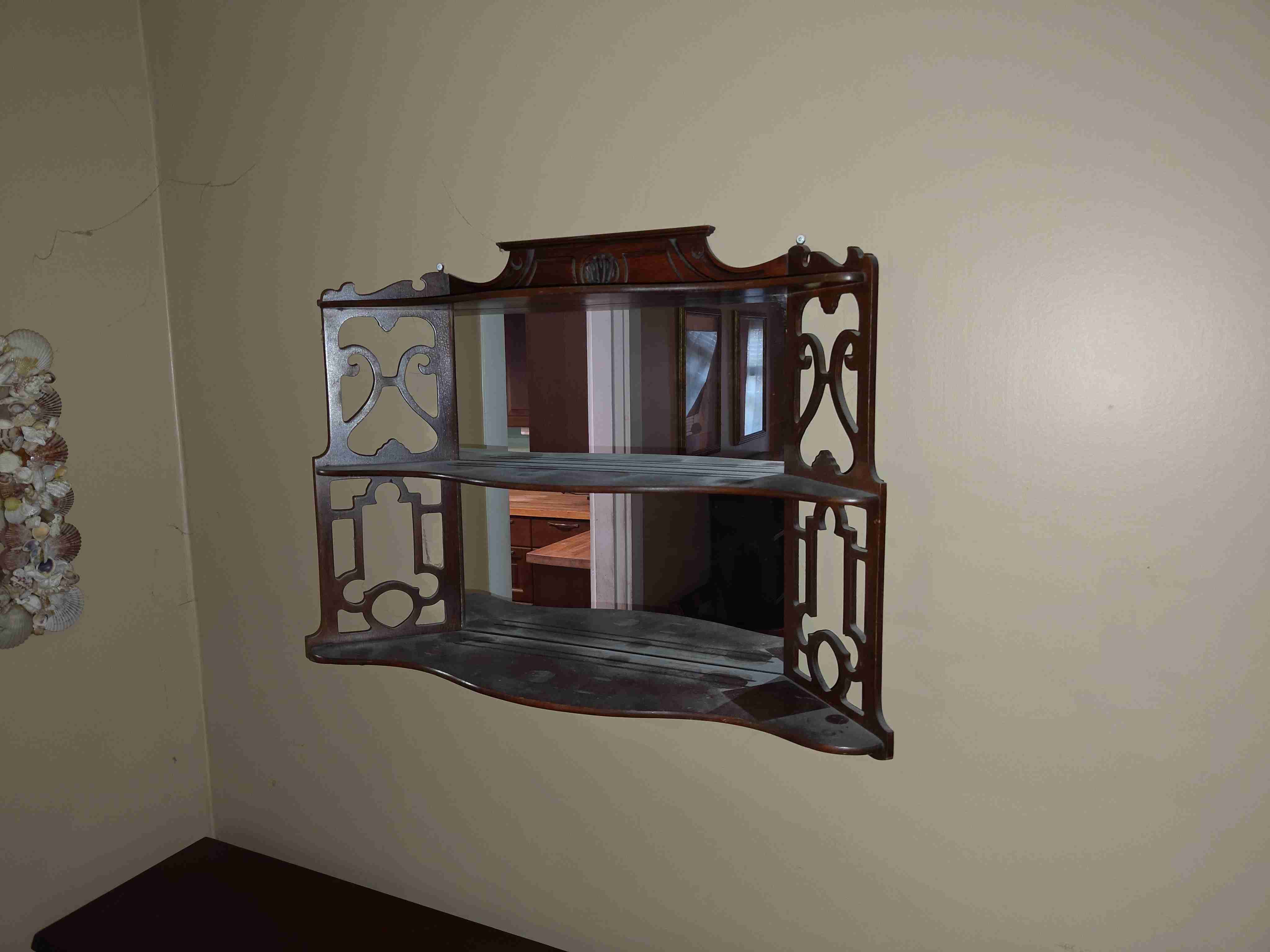Mahogany Wall Shelf